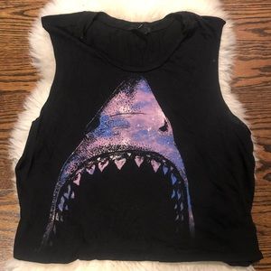 Cropped Graphic Tank